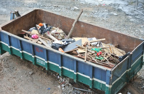 Professional site clearance equipment in action in Plaistow