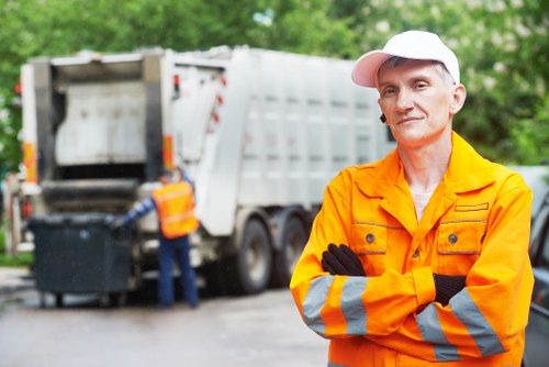 Construction debris being removed professionally in Plaistow