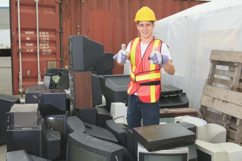 Grab hire container placement in Plaistow