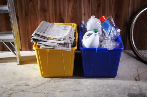 Organized and clutter-free garage space after clearance